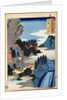 Mountain landscape by Ando or Utagawa Hiroshige