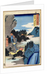 Mountain landscape by Ando or Utagawa Hiroshige