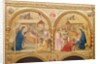 Section of an altar screen with the Nativity and the Adoration of the Magi, 13th century by Anonymous Anonymous