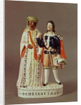 Staffordshire figure of Othello and Iago, c.1858 by English School
