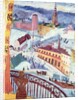 View of Slussen, 1919 by Sigrid Hjerten