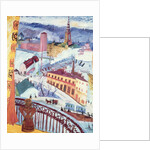 View of Slussen, 1919 by Sigrid Hjerten