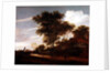 Wooded landscape with children playing on the road by a cottage, 1658 by Salomon van Ruisdael or Ruysdael