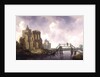 The Bridge at Heemstede, outside Haarlem by Leendert or Leonard Knijff