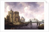 The Bridge at Heemstede, outside Haarlem by Leendert or Leonard Knijff
