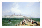 A View of Margate from the Pier, 1868 by James Webb