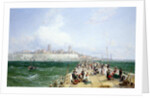 A View of Margate from the Pier, 1868 by James Webb