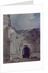 East Bergholt Church: North Archway of the Ruined Tower by John Constable
