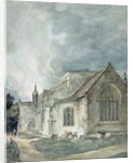 East Bergholt Church, c.1805-11 by John Constable