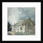 East Bergholt Church, c.1805-11 by John Constable