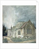 East Bergholt Church, c.1805-11 by John Constable