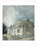 East Bergholt Church, c.1805-11 by John Constable