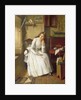 Flo Dombey in Captain Cuttle's Parlour by William Maw Egley