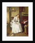 Flo Dombey in Captain Cuttle's Parlour by William Maw Egley