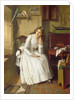 Flo Dombey in Captain Cuttle's Parlour by William Maw Egley