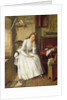 Flo Dombey in Captain Cuttle's Parlour by William Maw Egley