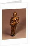 Lamp in the form of Goddess of Fortune, South Indian, early 19th century by Indian School