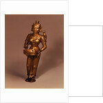 Lamp in the form of Goddess of Fortune, South Indian, early 19th century by Indian School
