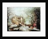 Winter Landscape by Joos or Josse de The Younger Momper