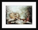Winter Landscape by Joos or Josse de The Younger Momper