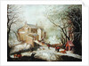 Winter Landscape by Joos or Josse de The Younger Momper