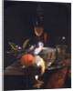 Still Life with Chinese Sugar Jar, Glass Goblet and Fruit by Willem Kalf