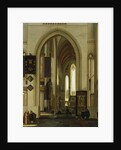 Interior of a Church with Figures, 1685 by Emanuel de Witte