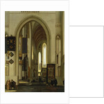 Interior of a Church with Figures, 1685 by Emanuel de Witte