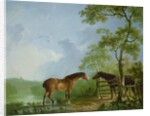 Mare and Stallion in a Landscape by Sawrey Gilpin