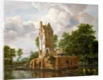 View of Kostverloren Castle on the Amstel by Jacob Isaaksz. or Isaacksz. van Ruisdael