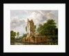 View of Kostverloren Castle on the Amstel by Jacob Isaaksz. or Isaacksz. van Ruisdael