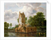 View of Kostverloren Castle on the Amstel by Jacob Isaaksz. or Isaacksz. van Ruisdael