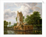 View of Kostverloren Castle on the Amstel by Jacob Isaaksz. or Isaacksz. van Ruisdael