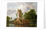 View of Kostverloren Castle on the Amstel by Jacob Isaaksz. or Isaacksz. van Ruisdael