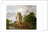 View of Kostverloren Castle on the Amstel by Jacob Isaaksz. or Isaacksz. van Ruisdael