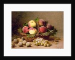 Still life of fruit by Leon-Charles Huber