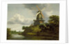 Windmill by a River by Jacob Isaaksz. or Isaacksz. van Ruisdael