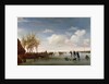 Dutch landscape with Skaters by Salomon van Ruisdael or Ruysdael