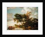 Rural River Landscape by Salomon van Ruisdael or Ruysdael