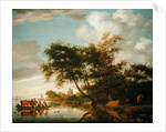 Rural River Landscape by Salomon van Ruisdael or Ruysdael