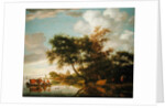 Rural River Landscape by Salomon van Ruisdael or Ruysdael
