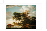 Rural River Landscape by Salomon van Ruisdael or Ruysdael