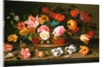 Basket of flowers, 1625 by Balthasar van der Ast