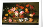 Basket of flowers, 1625 by Balthasar van der Ast