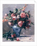 Vase of Roses, 19th century by Pierre Auguste Renoir
