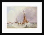 Shipping in the Solent, 19th century by George the Elder Chambers