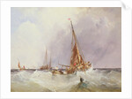 Shipping in the Solent, 19th century by George the Elder Chambers