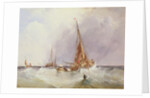 Shipping in the Solent, 19th century by George the Elder Chambers