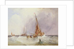 Shipping in the Solent, 19th century by George the Elder Chambers
