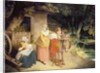 Outside the Cottage Door by Francis Wheatley